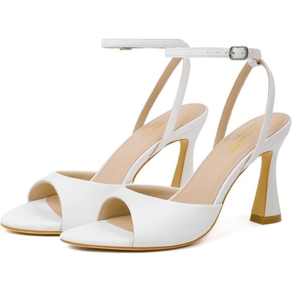 High Heels for Women White - Picture 1 of 7
